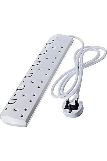 Generic سلك تمديد عالمي آمن (أبيض)