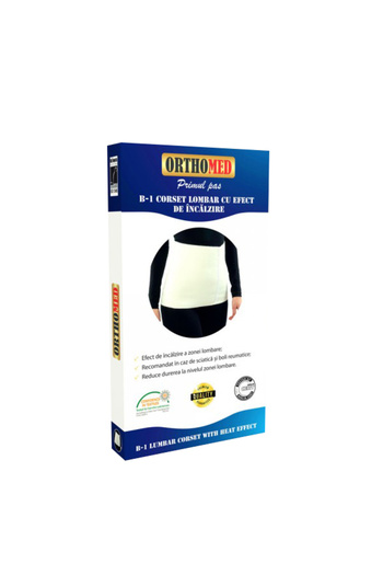 ORTHOMED Lumbar corset with heating effect XL,