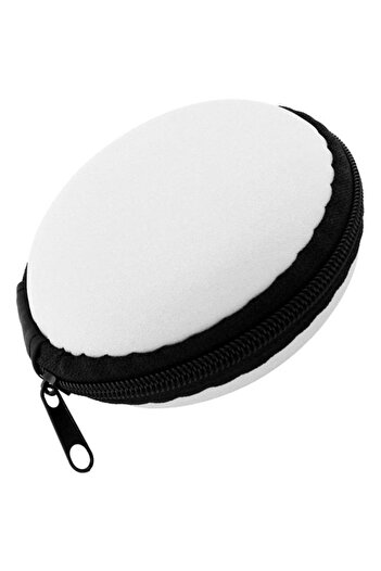 dalip Protective case for headphones, 7 cm external diameter, White