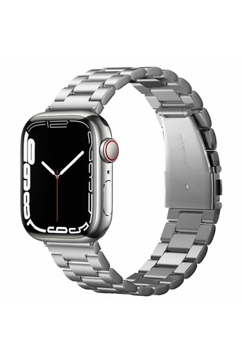 dalip Metal Strap Compatible with Apple Watch 1/2/3/4/5/6/7/8/SE/SE 2/Ultra, 42/44/45/49 mm, Classic Closu