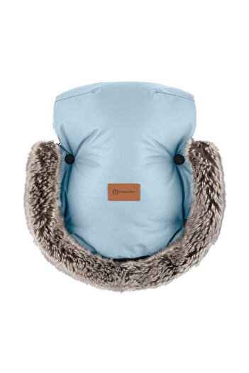Petite&Mars Warm stroller gloves, Petite&Mars, Furry, With removable fur, For cold weather