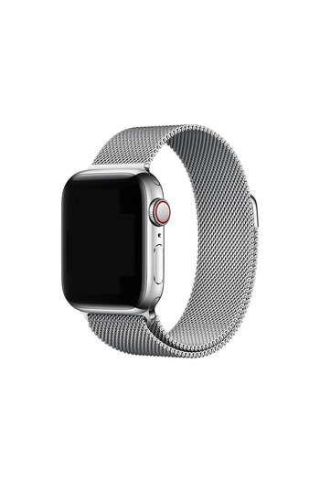 İSP Milanese Metal Strap, 24mm, Ultra Fit Pro Compatible, Silver
