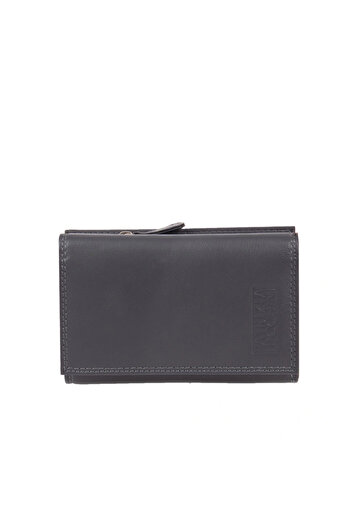 Generic Women's genuine leather wallet BG20346, Grigio