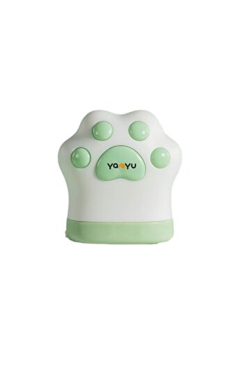 Camy Portable Tape Measure, Cat Paw Model, with Clip, for Measuring, 1.5m, Green
