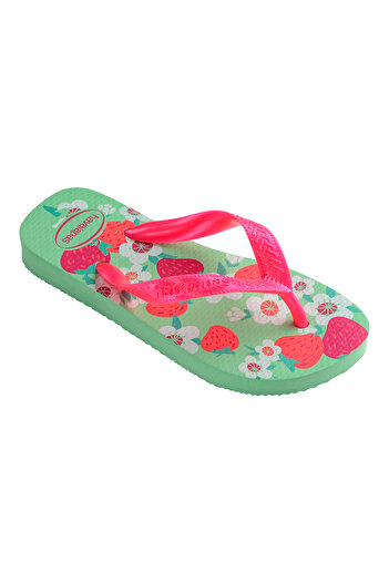 Havaianas Flores Flip Flops - Green