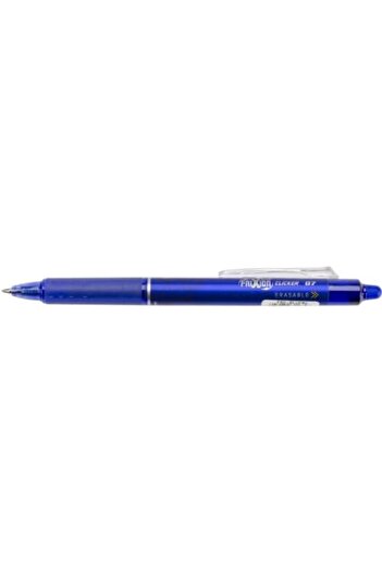 Pilot Pen Frixion Fine Point Clicker Erasable Pen - Blue (Pack of 12)