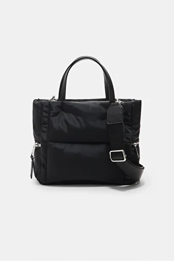 Stradivarius Quilted fabric crossbody bag