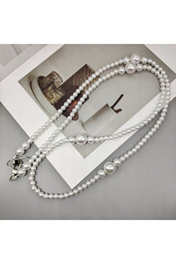 Choice white Festival party small gifts for friends, long high-end pearl crossbody, hand-held chain bag, mo
