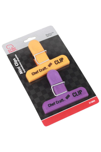 Chef Craft 2-Piece Strong and Durable Mini Bag Clip Set