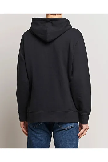 Levi's Hooded Collar Black Men's Sweatshirt Zippered Cardigan A9265-0000