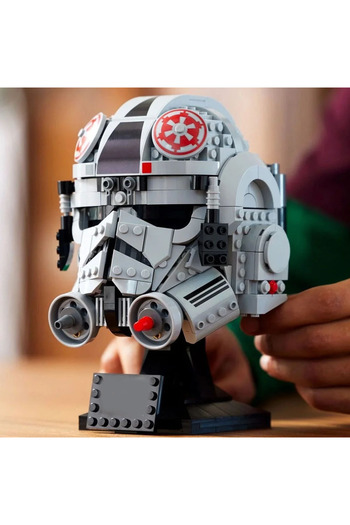 Choice 789pcs MOC AT-AT Driver Helmet Building Blocks Bricks Diy Creative Assembly Model Decoration Ornamen