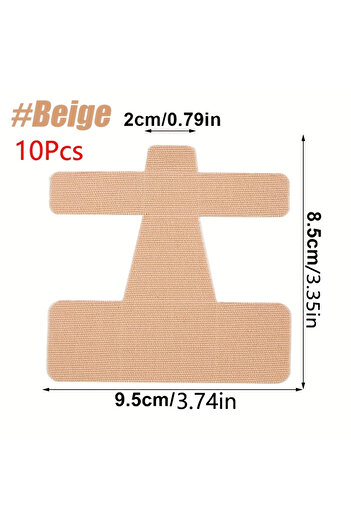 choice2 Beige 10PCS Bunion Corrector & Pain Relief Kinesiology Athletic Tape For Bunions & Turf Toe,Big Toe
