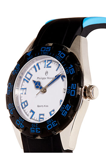 Philippe Moraly Water Resistant Rubber Analog Wrist Watch RK1111WWE