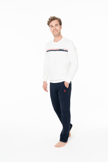 U.S. Polo Assn. Πόλο Ασν. (U.S. Polo Assn.) Ανδρικά ρούχα εκρού για το σπίτι