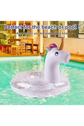 Choice Unicorn 1PC Unicorn Shaped Pool Floats, Adult Summer Thick Swimming Ring, Suitable For Summer Pool P