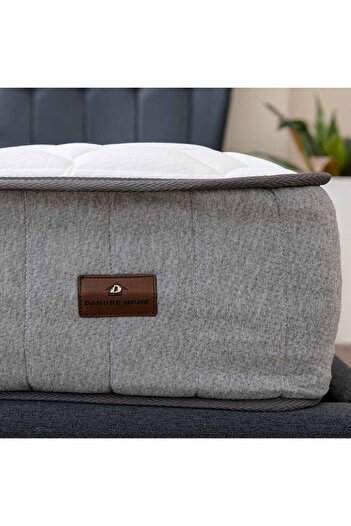 Danube Home Natural Memory Foam with Pocket Spring Mattress 180X200X26 cm|King Bed Mattress|Medium Firm Feel