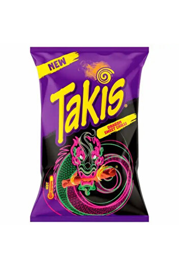 Takis Dragon Sweet Chilli Corn Tortilla Chips 100g