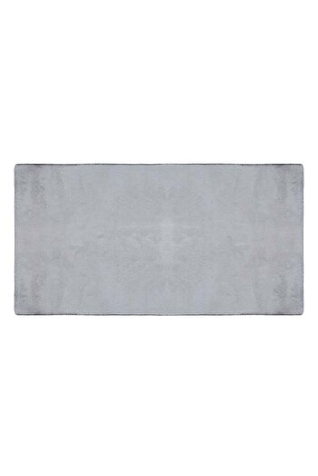 divendi-ro Decorative velvety carpet mat, soft texture, non-slip inner layer, 150x100 cm, gray