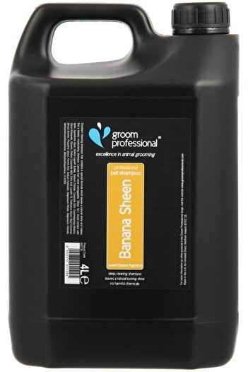 Groom Professional Banana Sheen Pet Shampoo 4 Litre