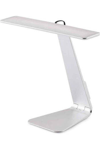 OEM Fixxia Smart Silver LED desk lamp, 3 brightness levels, USB-C fast charging