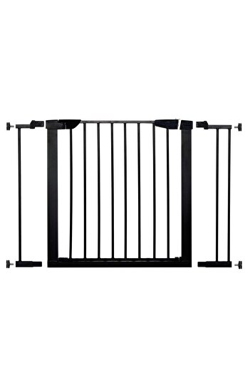 SERSIMO Safety Gate for stairs, adjustable 97-103 cm, made of steel, black