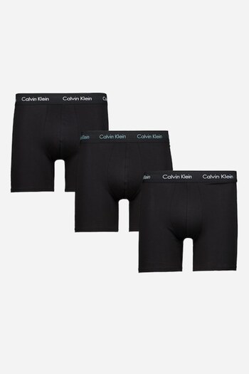 Calvin Klein , Set of boxers with logo - 3 pairs, Black, Anthracite Grey, L
