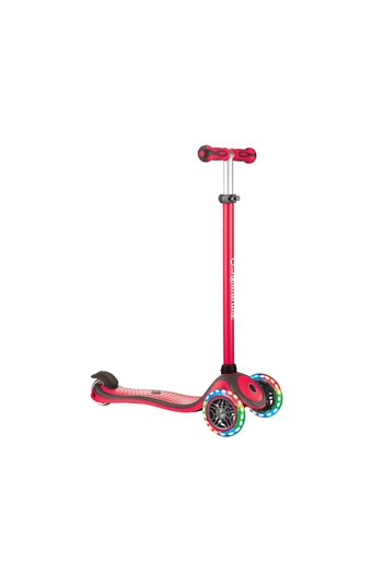 Globber Primo Plus Lighted Scooter - Red
