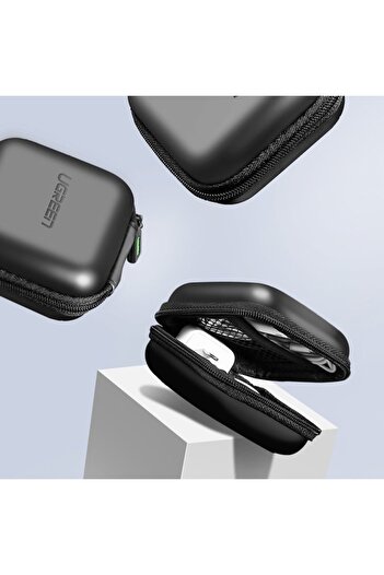 Ugreen Universal Headphones Case with Zipper, X1131, Black