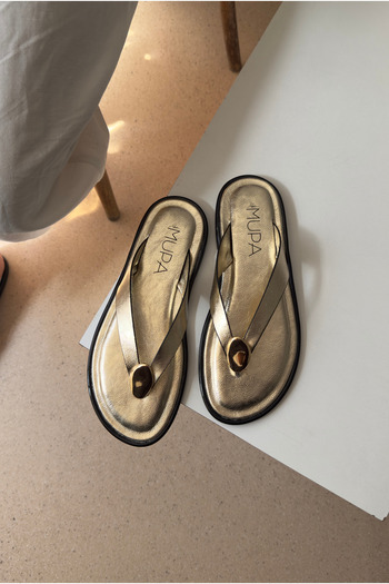 Mupa Shoes Women's Slippers Gold
