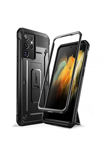 OEM Case for Samsung Galaxy S21 Ultra 5G, Unicorn Beetle Pro, Polycarbonate, Black
