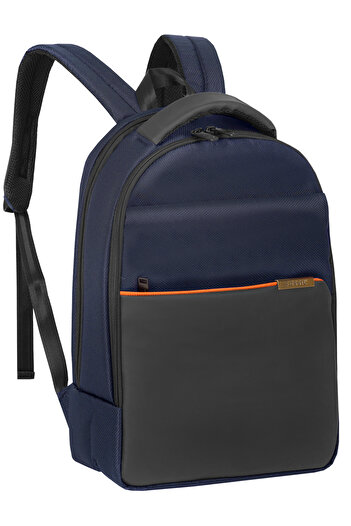 Fossil 7001 S Briefcase Laptop Bag Business Backpack Dark Blue
