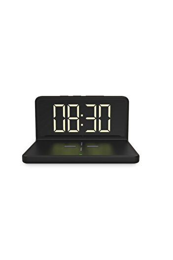 MAIDESTEPT make it simple Digital Clock with Wireless Charging for Smartphone, Alarm, LED Indicator, Auto Brightness Adjustmen