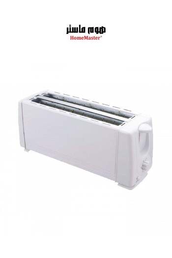 HOME MASTER 4-Slice Toaster, 750W - White, Model HM-401