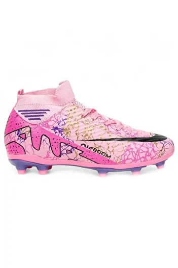 Twingo Laliga Air Unisex Astroturf and Turf Football Shoes with Socks Colorful