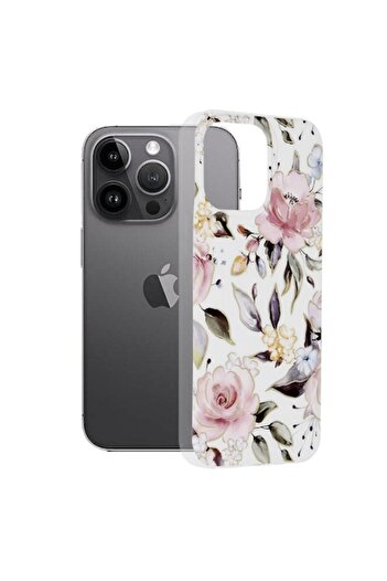 FILL Case compatible with iPhone 14 Pro Max, Impact Resistant, X585, Plastic, ChloeClear White