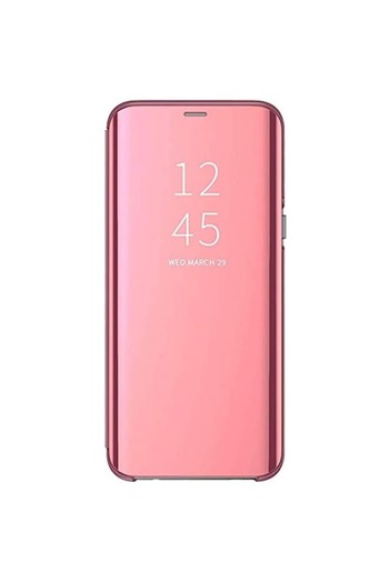 OEM Flip Cover Clear View Case for Huawei P Smart 2020 - Rose Gold