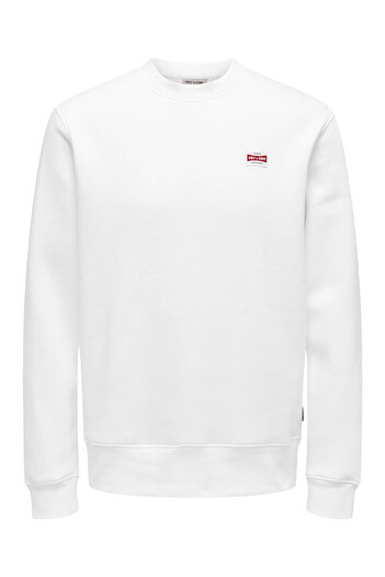 Only & Sons Onsdawson White Men's Sweatshirt 22033193