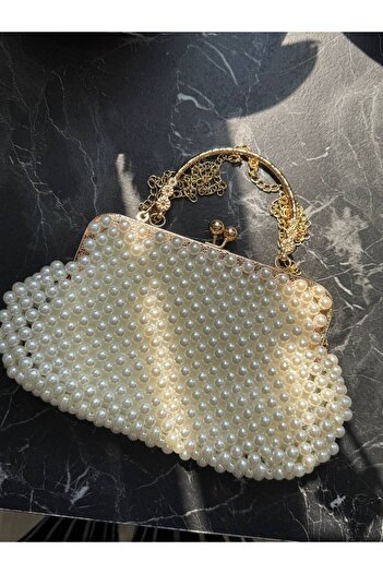 Fiori Pearl and Chain Women's Waist Shoulder Bag