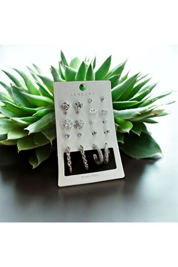 Candy Set of 10 Earrings