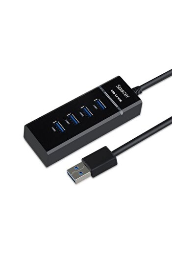 Spacer HUB USB SPH-4USB30-01, 4 porturi USB 3.0, negru