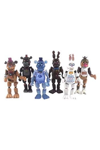 MASHASHOP Set 6 Figurine Freddy, Mashashop, multicolor, 12.5 cm