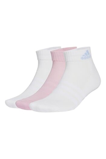 Adidas Sportswear Set de sosete scurte unisex - 3 perechi, Alb, Roz, 34-36
