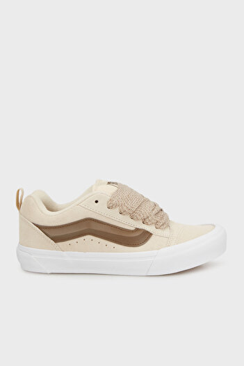 Vans Knu Skool Logo Suede and Leather Mixed Sneaker Shoes Unisex Shoes Vn000D6Zchw1