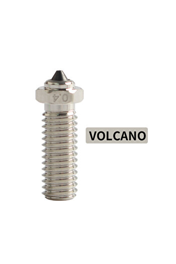 Choice4 0.6mm Volcano Bimetal HC Nozzle for V6/Volcano/Mk8 Hotend Neptune4 K1 Nozzle DLC Hardened Steel & Co