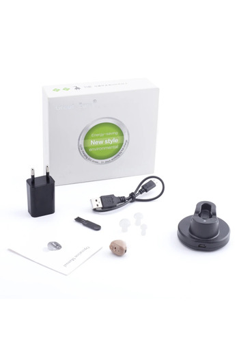 Choice1 With EU Plug Hearing Aid Rechargeable Hearing Device ITE Ear Hearing Aids for The Elderly Audifonos