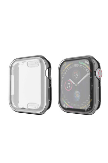 Choice غطاء أسود 44 مم من سلسلة 456 SE لساعة Apple Watch Ultra 9 8 7 6 SE 5 4 واقي شاشة لساعة iWatch Series