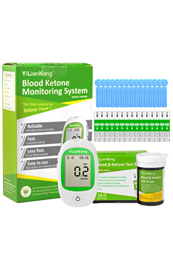 Choice Ketone Meter Kit Blood Ketone Meter Kit for Keto Diet Testing - Complete Ketone Test Kit with Ketone