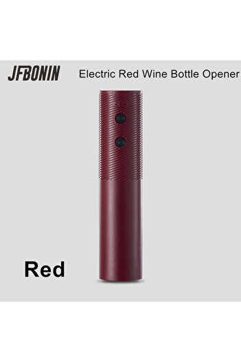 Choice Red Electric Wine Bottle Opener Charged Automatic Reusable Easy Carry Red Wine Opener Gift for Waite