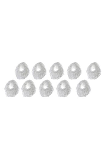 bigshot Set 10 x Rezerva din Microfibra pentru Mop Rotativ Bigshot, Diametru Suport Prindere din Plastic 16
