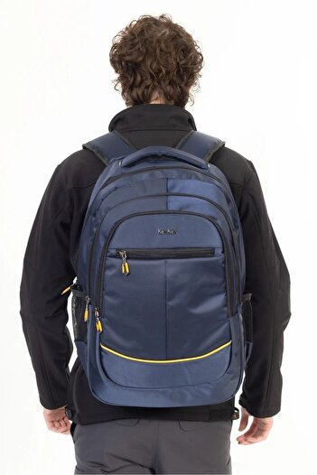 MORCA Dada Mountaineer Backpack Dada-09 Navy Blue